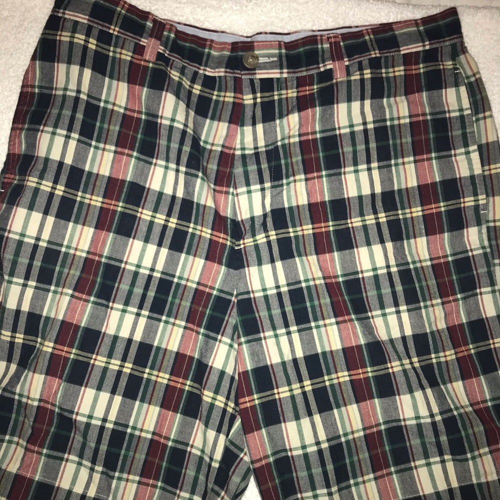 J.CREW Mens Plaid Madras Shorts 36 New Without Tag